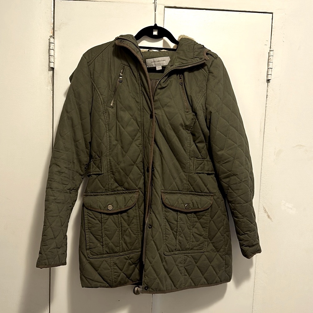 Marc New York hooded quilted jacket